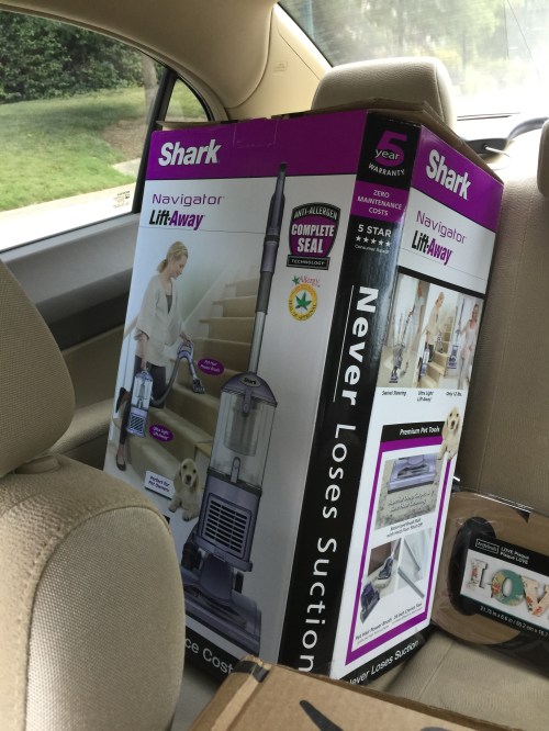 I bought an awesome vacuum. Had tons of great responses from friends and family about it too. 