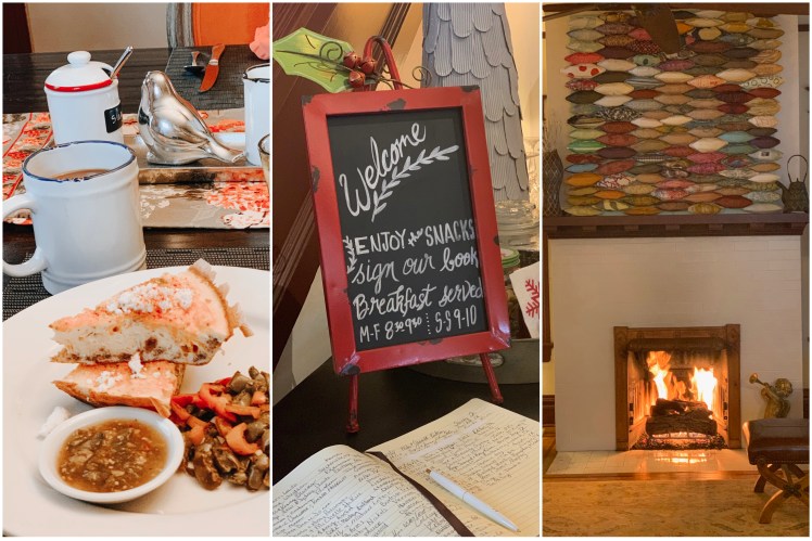 Texas Bed and Breakfast decor and breakfast